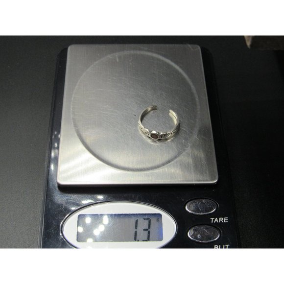 Size 5 Sterling Silver Silpada Swirl And Shell Toe Band Ring - Picture 6 of 6